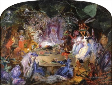 John Anster Fitzgerald fairy for kid Oil Paintings